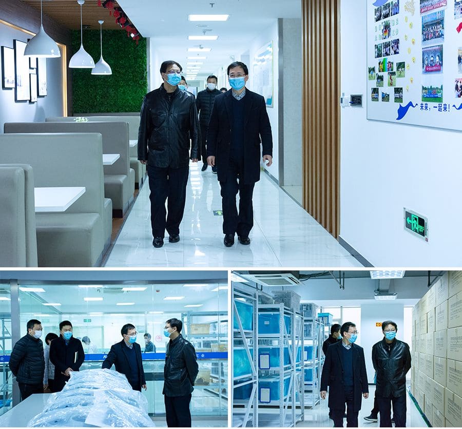 南京市棲霞區人民政府王生區長到科進調研